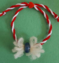 martenitsa bracelet ball wool 2020